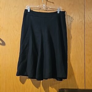 Black Knee Length Skirt